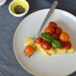 Recipe: Polenta and Roasted Cherry Tomato Tart
