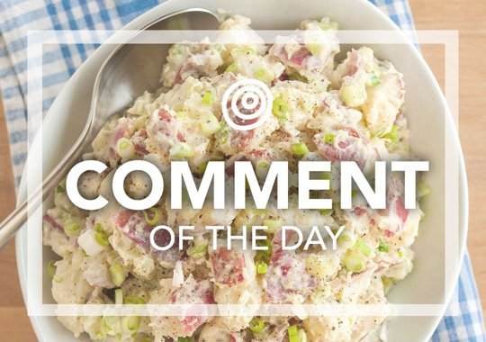 Homemade Potato Salad - Comment of the Day