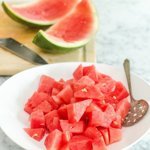 The very best way to cube watermelon