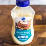 Mayonnaise in a bottle