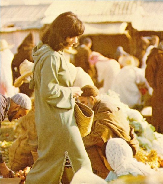 Paula Wolfert Shops at a Market in Tangiers in 1973